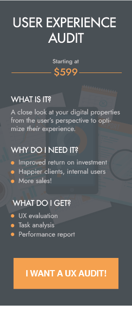 UX audit graphic